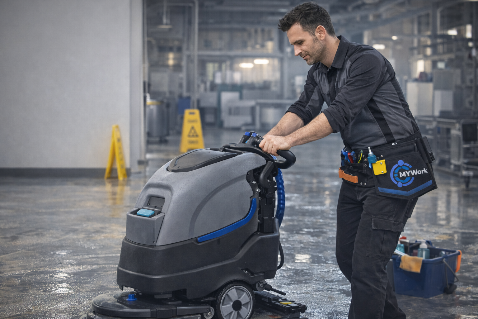 Klusjesman aan het werk